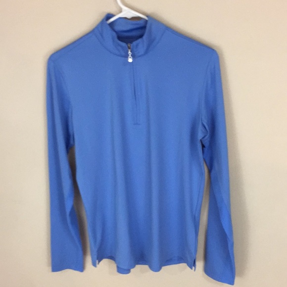 SanSoleil Women’s Sunglow UV 50 Quarter Zip Long Sleeve Top Size Medium - Picture 4 of 16